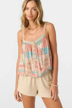 Roslyn Sleeveless Top - Multi Clr | O'Neill