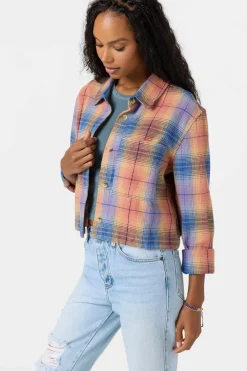 Roy Flannel Long Sleeve Top