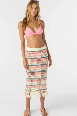 Ryan Stripe Skirt - Vanilla | O'Neill