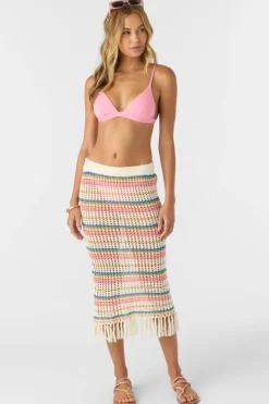 Ryan Stripe Skirt - Vanilla | O'Neill