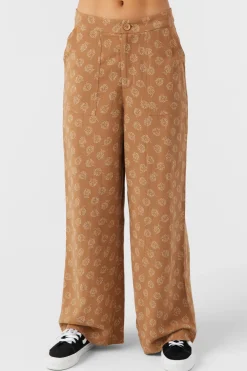 Rylan Velley Floral Beach Pants - Tobacc Brw | O'Neill