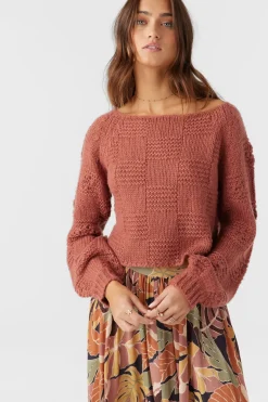 Sacha Long Sleeve Sweater - Cedar Wood | O'Neill