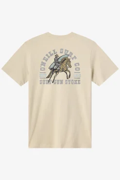 Saddle Up Classic Tee Standard Fit Tee - Lt Khaki | O'Neill