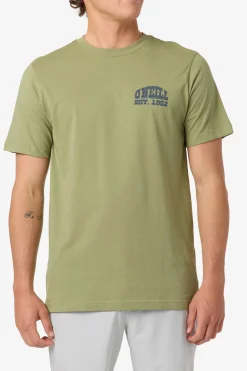 Saddle Up Classic Tee Standard Fit Tee - Oil Green | O'Neill