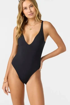 Saltwater Solids Edgewater One-Piece - Black | O'Neill