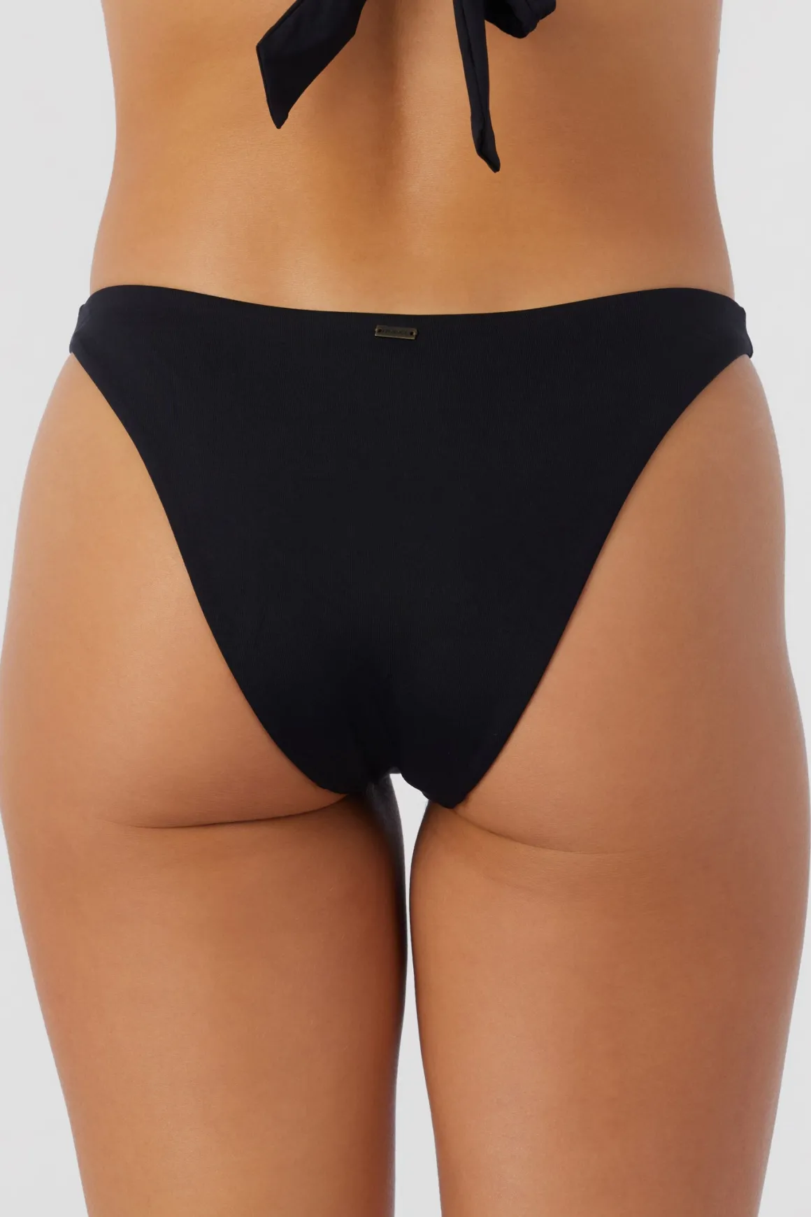 Saltwater Solids Flamenco Cheeky Bottoms - Black | O'Neill