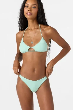 Saltwater Solids Hermosa Skimpy Bottoms - Opal | O'Neill