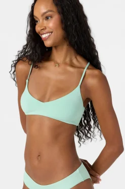 Saltwater Solids Huntington Bralette Top - Opal | O'Neill