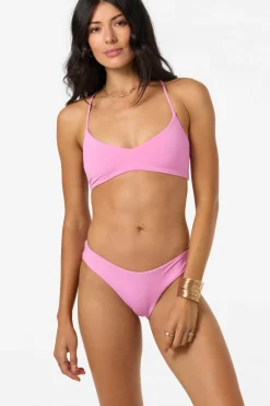 Saltwater Solids Huntington Bralette Top - Begonia | O'Neill