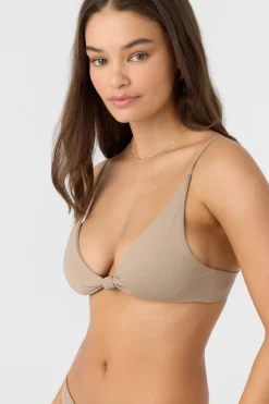 Saltwater Solids Pismo Tall Tri Bralette Top
