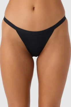 Saltwater Solids Queens Cheeky Bottoms - Black | O'Neill