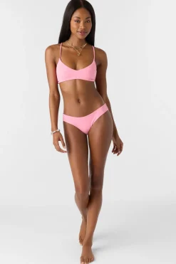 Saltwater Solids Rib Blue Lagoon Full Bottoms - Sachet Pink | O'Neill