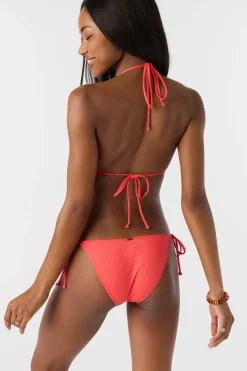 Saltwater Solids Rib Maracas Medium Bottoms - Cayenne | O'Neill