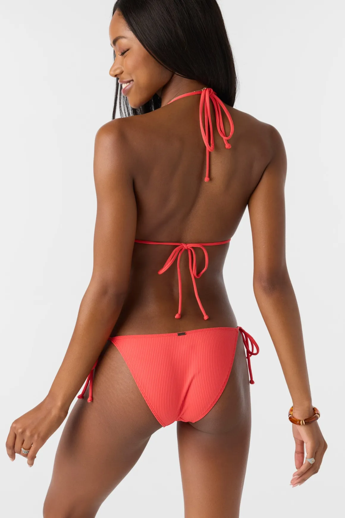 Saltwater Solids Rib Maracas Medium Bottoms - Cayenne | O'Neill