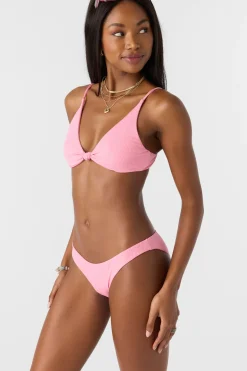 Saltwater Solids Rib Pismo Bralette Top - Sachet Pink | O'Neill