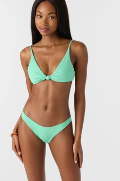 Saltwater Solids Rib Rockley Medium Bottoms - Jade Cream | O'Neill