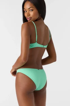 Saltwater Solids Rib Rockley Medium Bottoms - Jade Cream | O'Neill