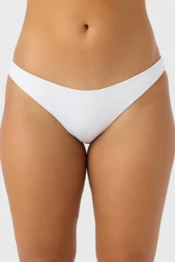 Saltwater Solids Rib Rockley Medium Bottoms - White | O'Neill
