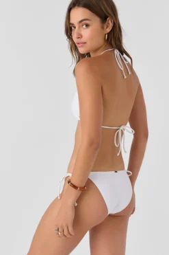 Saltwater Solids Rib Venice Triangle Top - White | O'Neill