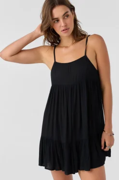 Saltwater Solids Rilee Dress - Black | O'Neill