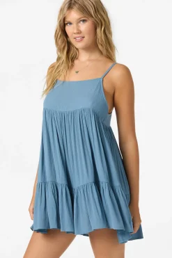 Saltwater Solids Rilee Dress - Provincial Blue | O'Neill