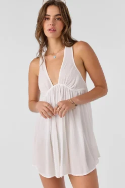 Saltwater Solids Sarah Dress - Vanilla | O'Neill