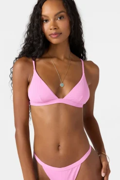 Saltwater Solids Seaside Triangle Top - Begonia | O'Neill