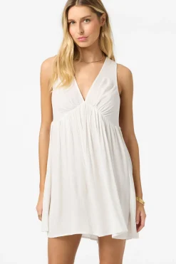 Saltwater Solids Teddy Mini Cover-Up Dress