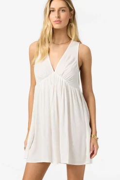 Saltwater Solids Teddy Mini Cover-Up Dress
