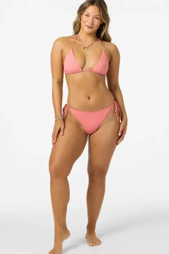 Saltwater Solids Venice Triangle Top - Shell Pink | O'Neill