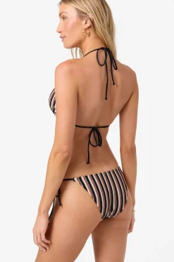 Sand Dollar Stripe Maracas Medium Bottoms - Black | O'Neill