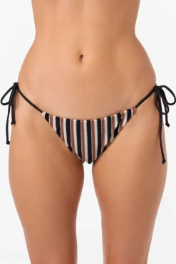 Sand Dollar Stripe Maracas Medium Bottoms - Black | O'Neill
