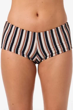 Sand Dollar Stripe Surfs Up Full Bottoms - Black | O'Neill