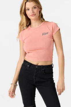 Script Surf Tee - Coral Haze | O'Neill
