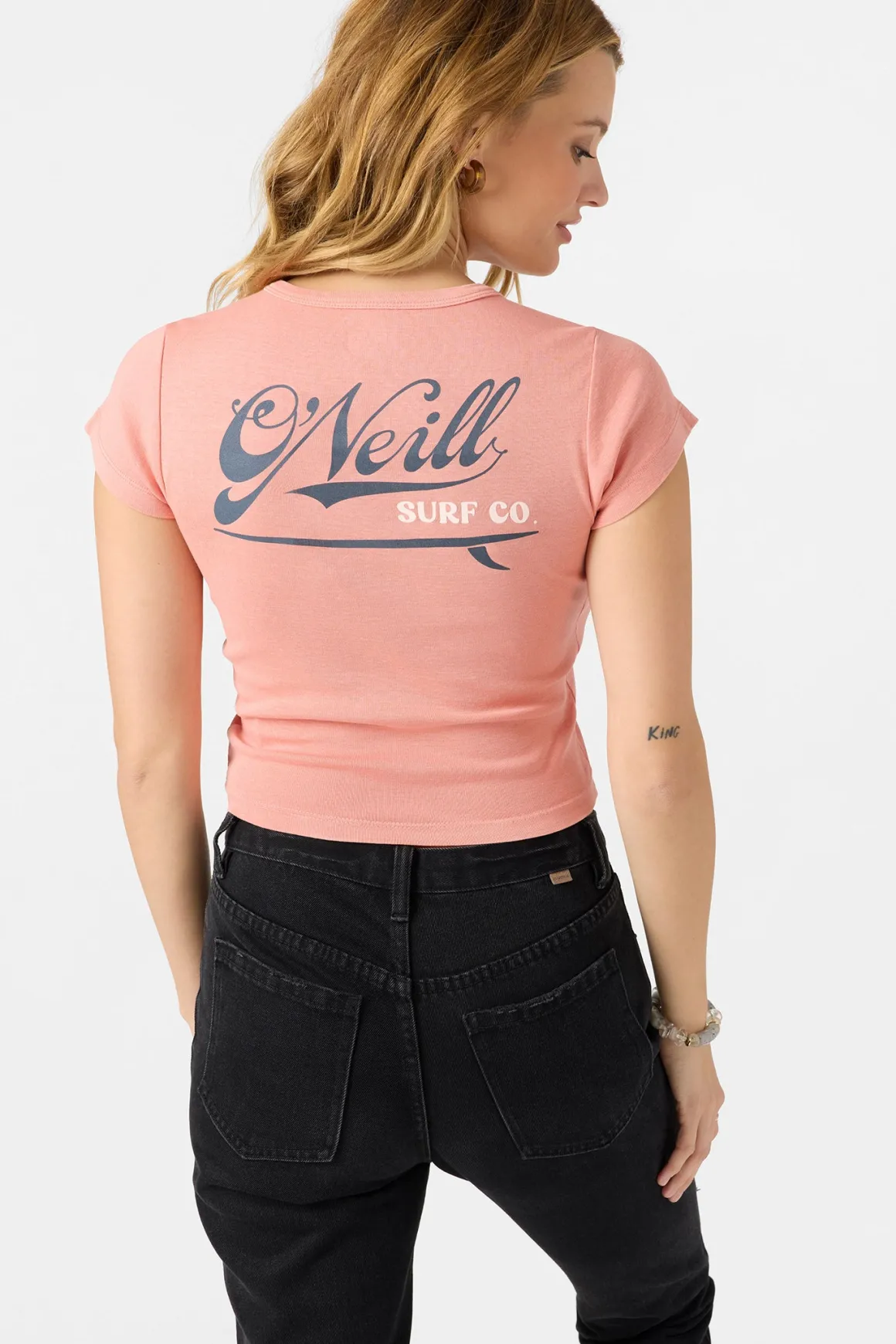 Script Surf Tee - Coral Haze | O'Neill
