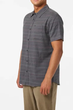 Seafaring Stripe Stretch Standard Fit Shirt - Graphite | O'Neill