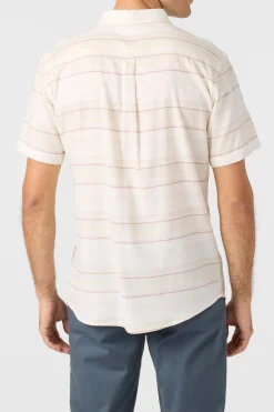 Seafaring Stripe Stretch Standard Fit Shirt - White | O'Neill