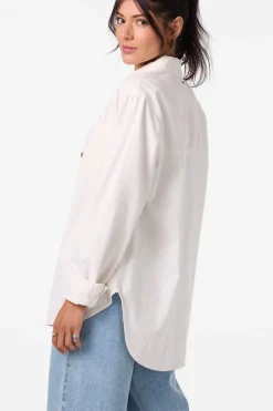 Sevie Shacket Jacket - Winter White | O'Neill