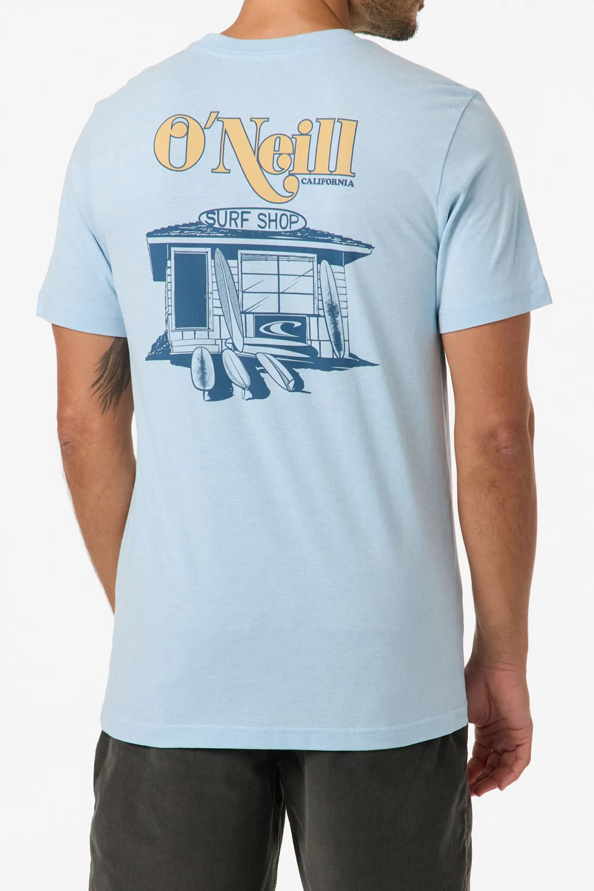 Shop Classic Tee Standard Fit Tee - Sky Blue Heather | O'Neill