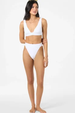 Shorebreak Rib Cancun Bralette Top - White | O'Neill