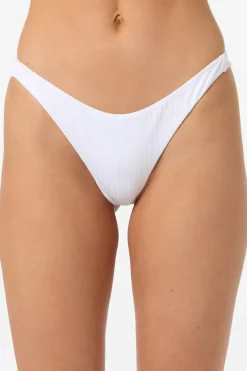 Shorebreak Rib Hermosa Skimpy Bottoms - White | O'Neill