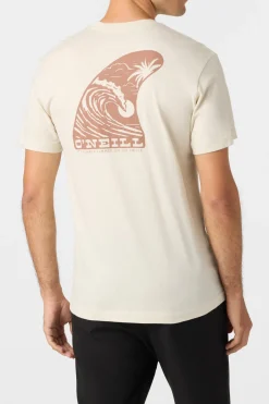 Skeg Standard Fit Tee - Lt Khaki | O'Neill