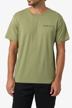 Skulliosis Classic Tee Standard Fit Tee - Oil Green | O'Neill