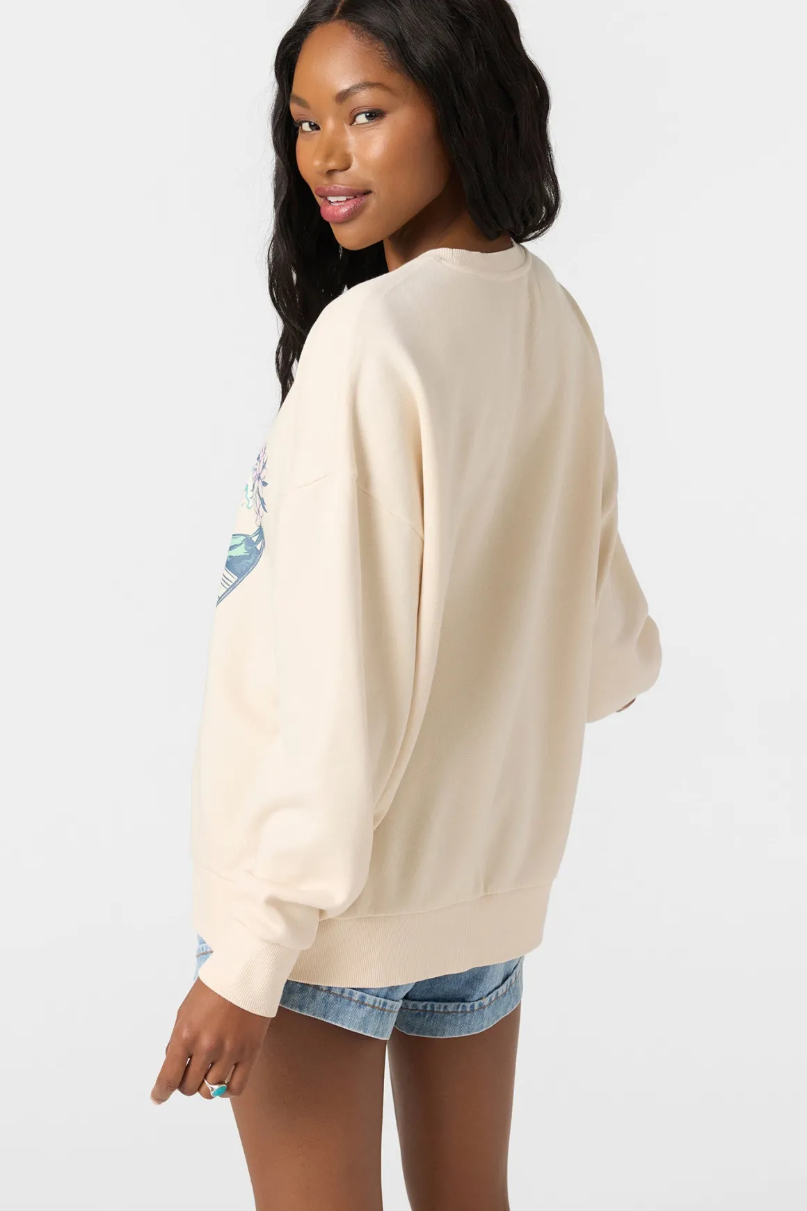 Solis Crew Crew Neck Fleece - Tapioca | O'Neill