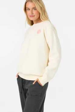 Solis Crew Crew Neck Fleece - Winter White | O'Neill
