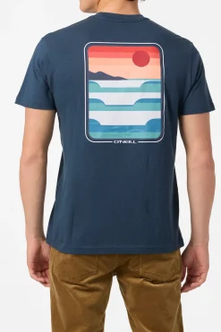 Stacked Standard Fit Tee - New Navy | O'Neill