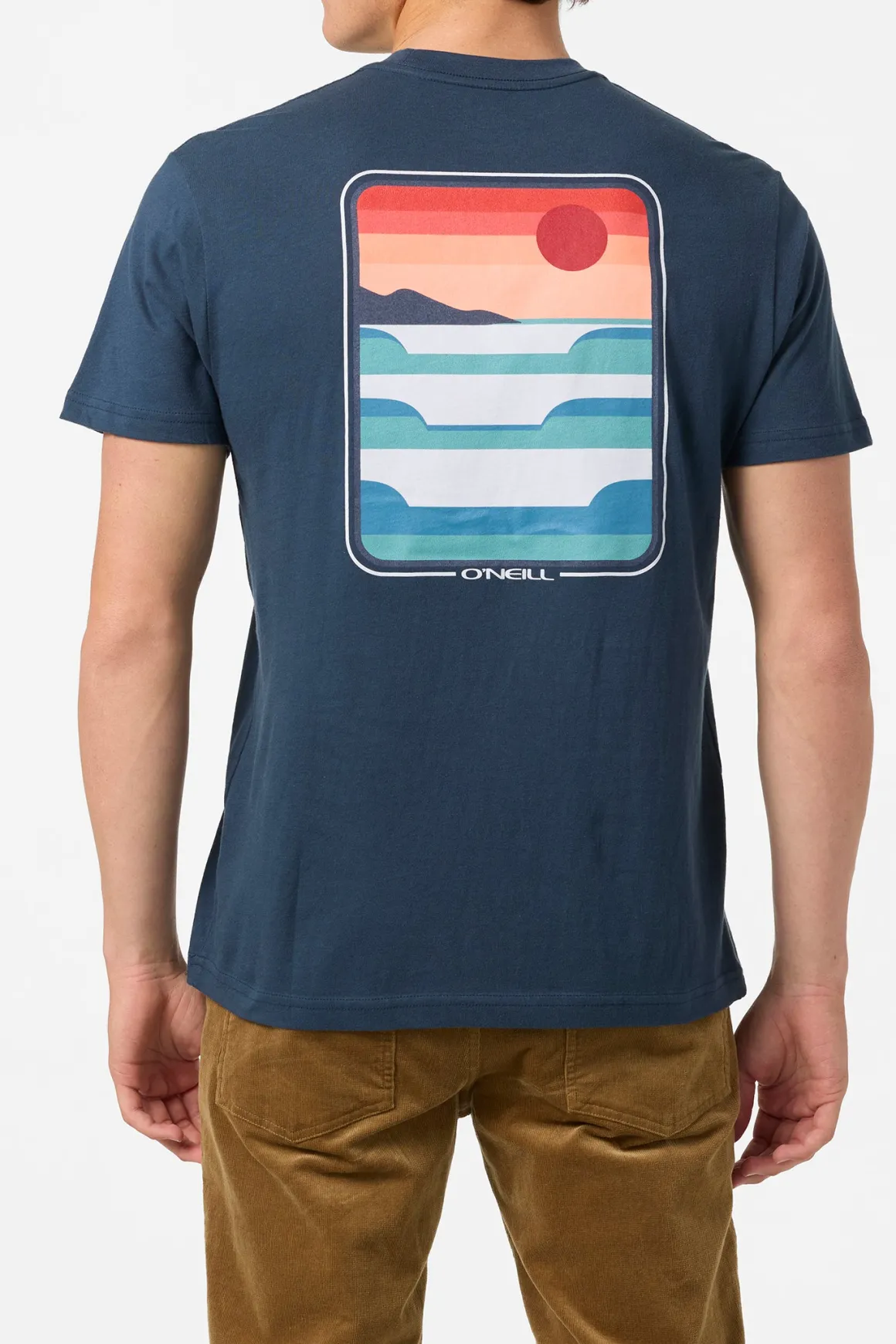 Stacked Standard Fit Tee - New Navy | O'Neill