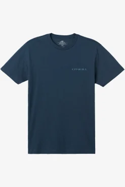 Stacked Standard Fit Tee - New Navy | O'Neill