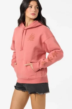 Stamp Relaxed Hoodie Pullover Fleece - Canyon Rose | O'Neill