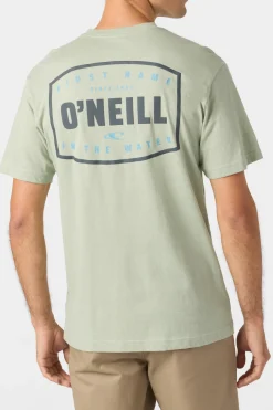 Stamped Standard Fit Tee - Seagrass | O'Neill